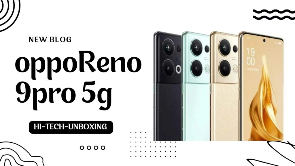 Oppo Reno 9 pro 5g price